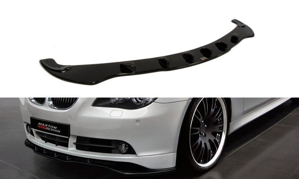 Street+ Spoilerlippe Front Ansatz passend für BMW 5er E60 / E61 (vor Facelift) schwarz Hochglanz – Ansicht 2