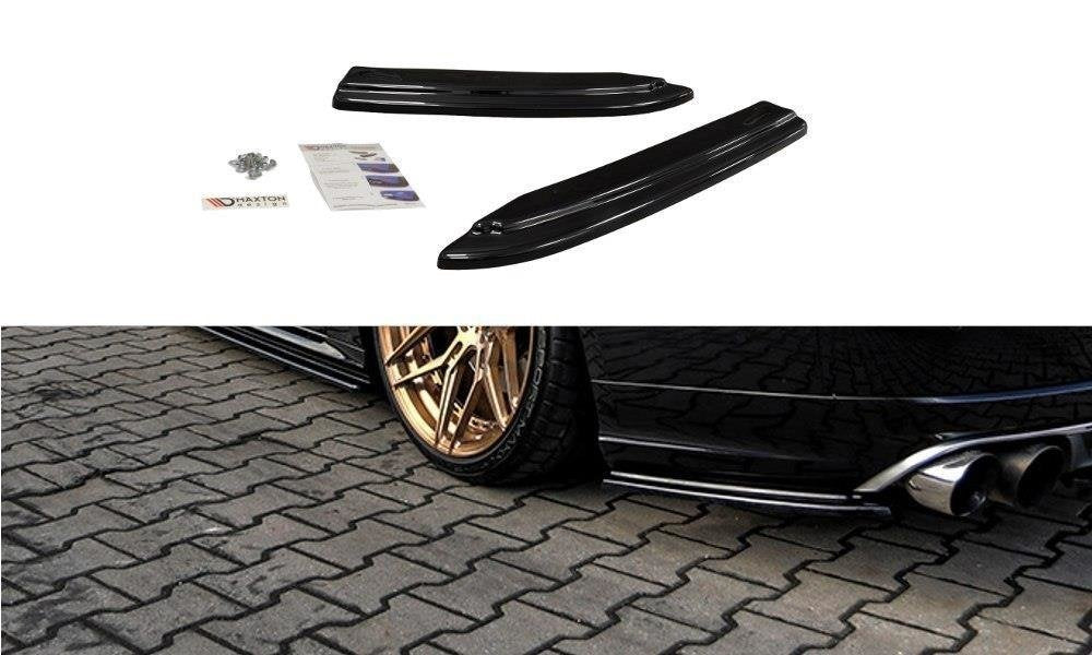 Heck Ansatz Flaps Diffusor passend für Audi S8 D4 FL schwarz Hochglanz – Ansicht 2