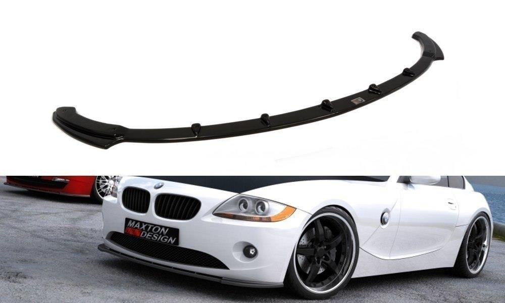 Street+ Spoilerlippe Front Ansatz passend für v.1 BMW Z4 E85 / E86 vor Facelift schwarz Hochglanz – Ansicht 2