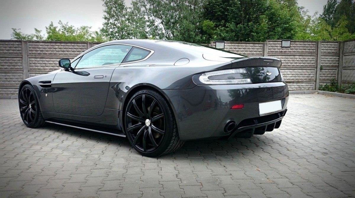 Seitenschweller ASTON MARTIN V8 VANTAGE schwarz Hochglanz – Ansicht 2