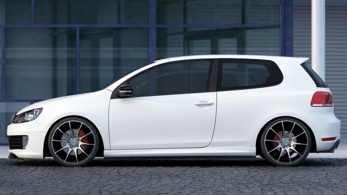 Street+ Seitenschweller Leisten passend für VW Golf GTI 35th / R20 Mk6 schwarz Hochglanz – Ansicht 4