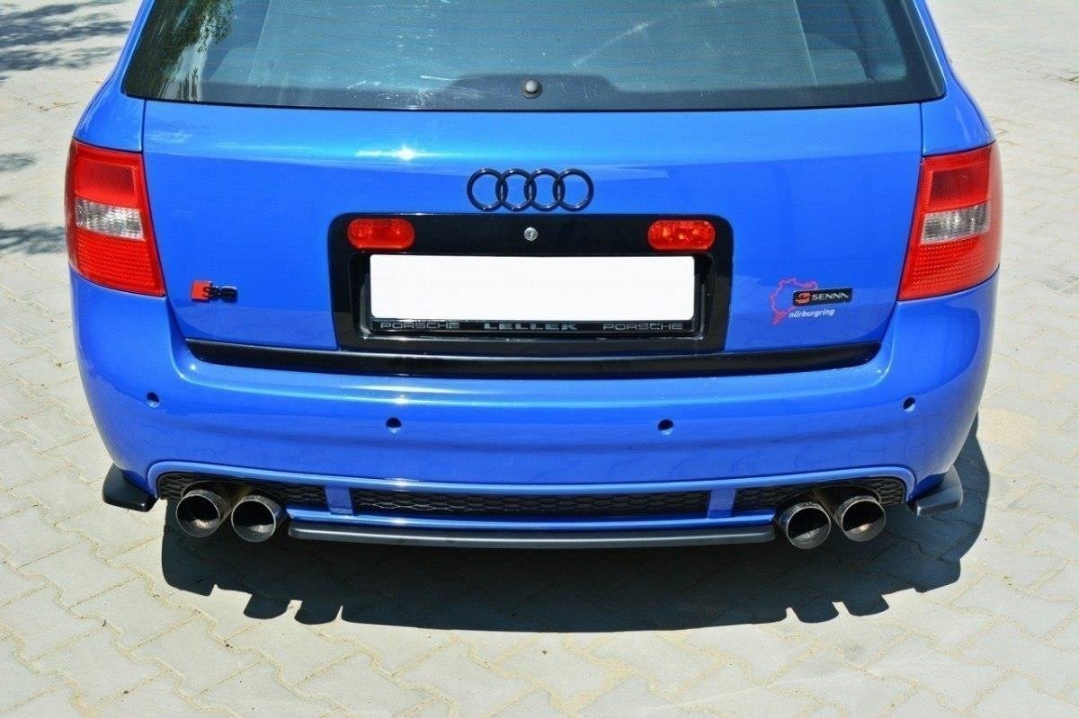 Heckansatz AUDI RS6 C5 AVANT schwarz Hochglanz – Ansicht 4