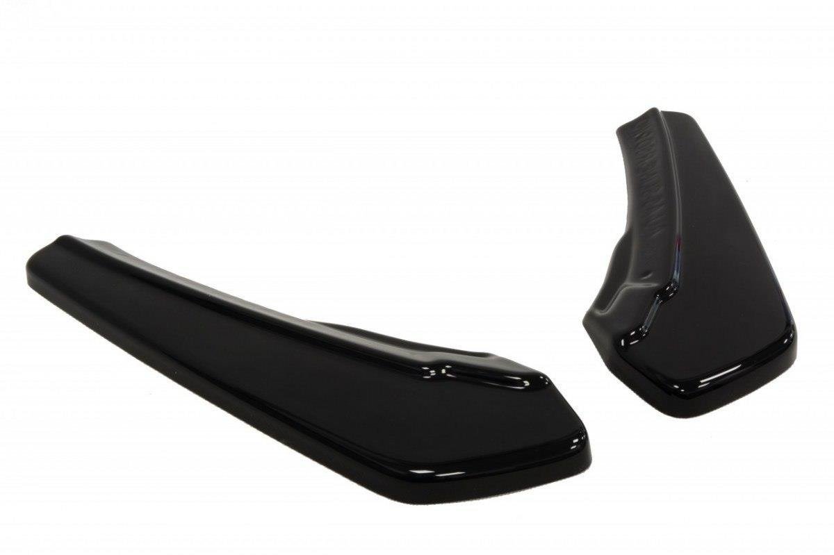 Heck Ansatz Flaps Diffusor passend für Audi A5 Coupe / Sportback S-Line 8T schwarz Hochglanz – Ansicht 4