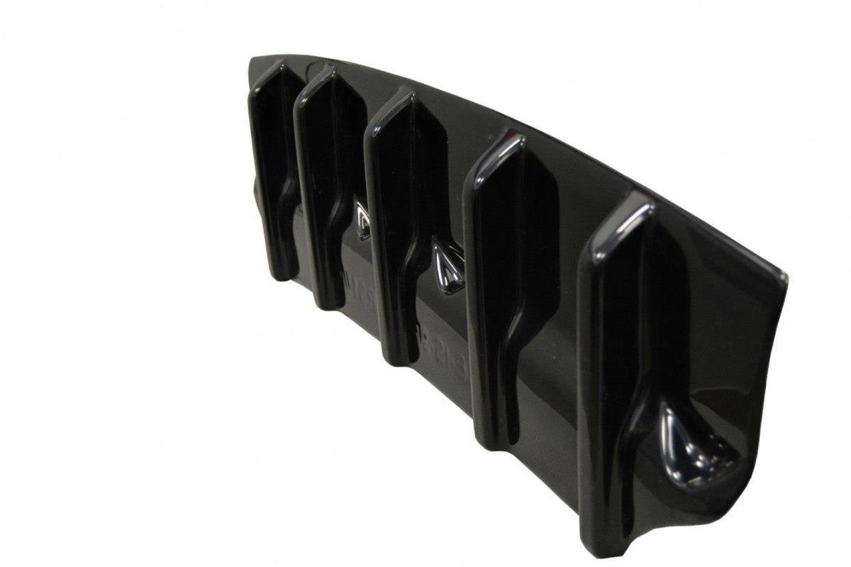Diffusor Heck Ansatz passend für Lexus IS Mk3 Facelift T schwarz Hochglanz – Ansicht 6
