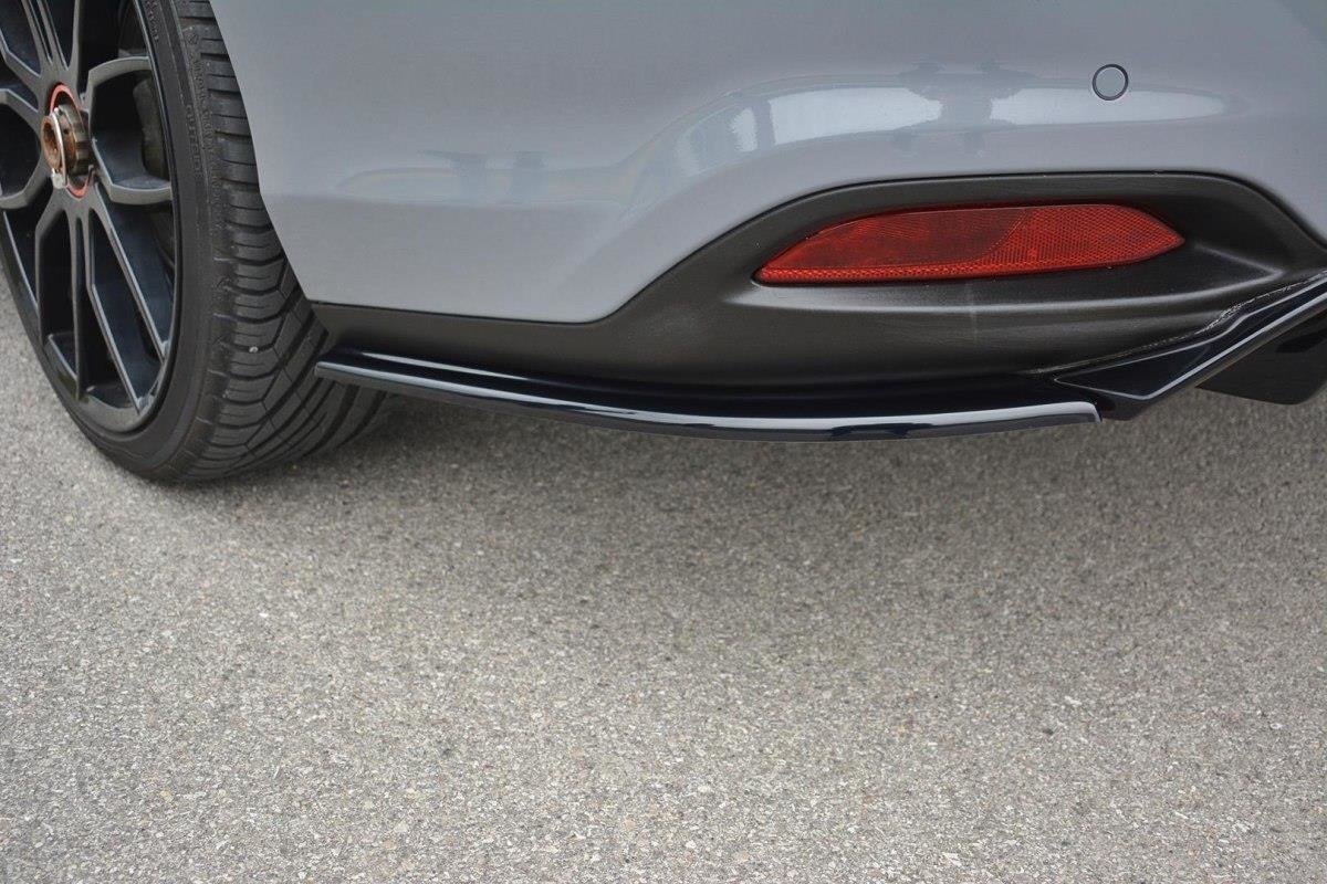Heck Ansatz Flaps Diffusor passend für Fiat Tipo S-Design schwarz Hochglanz – Ansicht 4