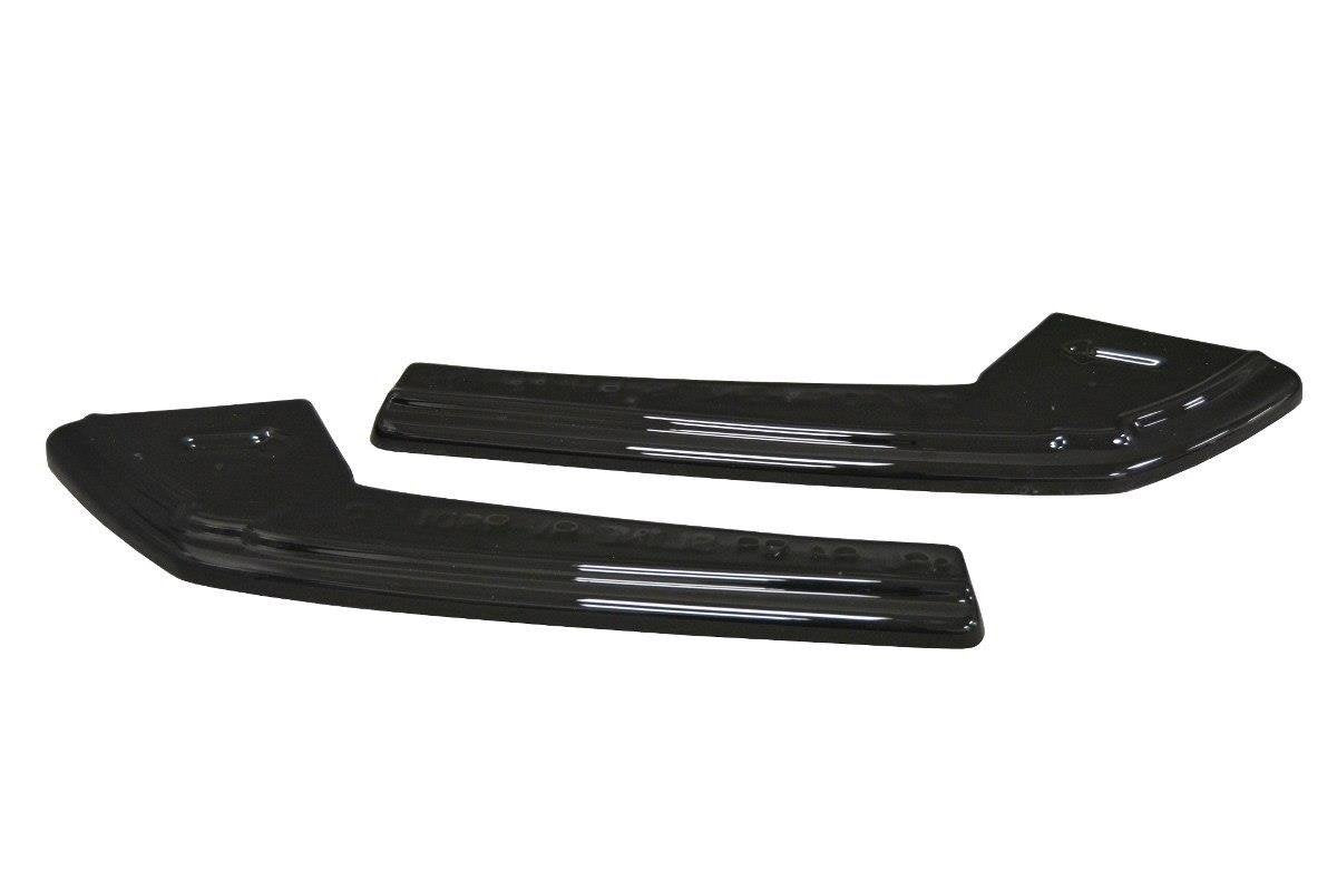 Heck Ansatz Flaps Diffusor passend für Audi A4 B9 S-Line schwarz Hochglanz – Ansicht 7