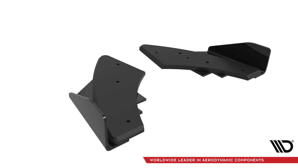 Street Pro Heck Ansatz Flaps Diffusor + Flaps passend für Audi S3 Sportback 8Y Facelift schwarz Hochglanz – Ansicht 6