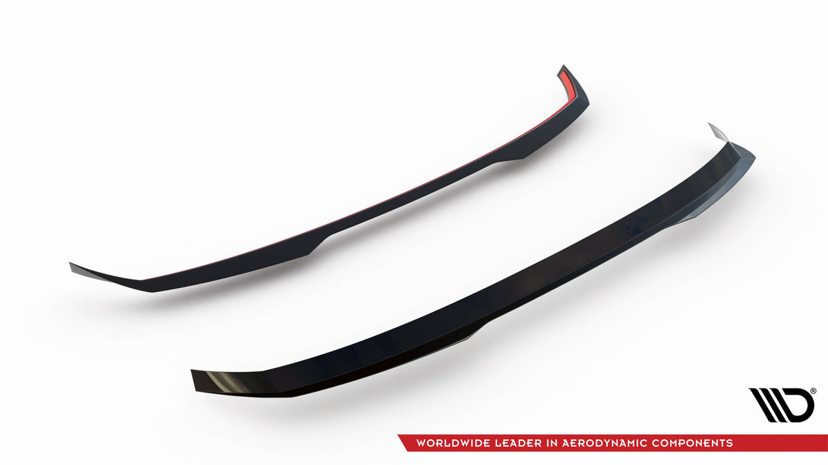 Heckspoiler Lippe Skoda Fabia Mk4 schwarz Hochglanz – Ansicht 6