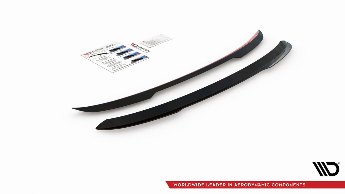 Heckspoiler Lippe Renault Clio Mk5 schwarz Hochglanz – Ansicht 10
