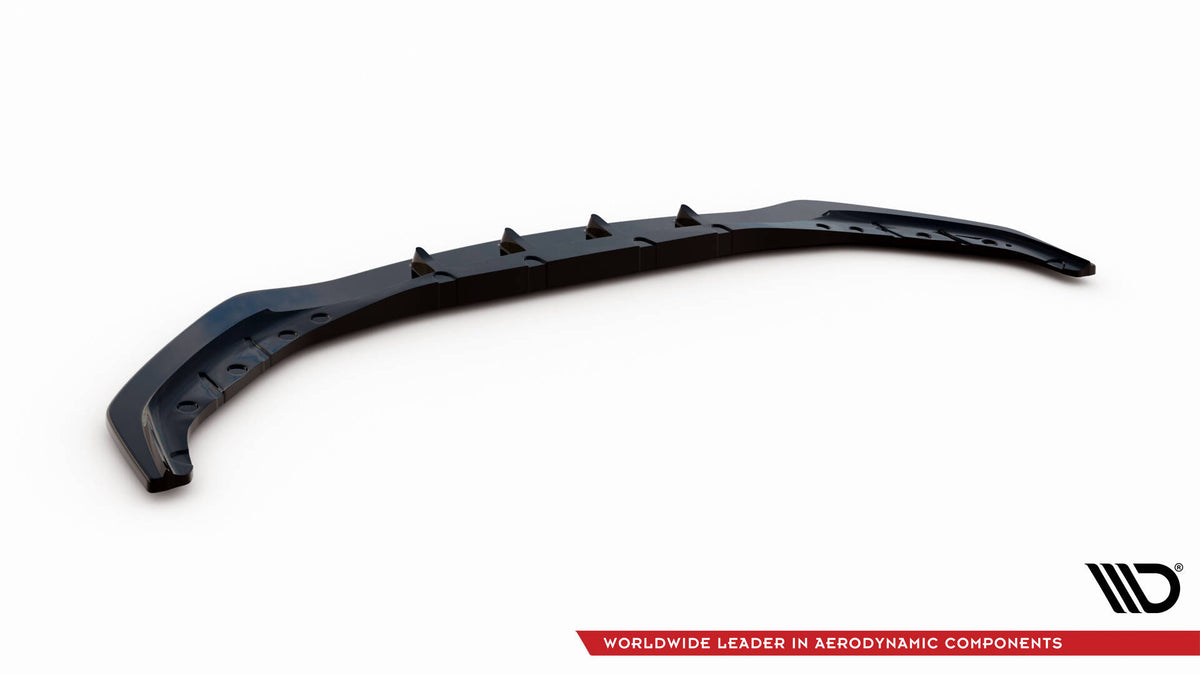 Street+ Spoilerlippe Front Ansatz V.1 passend für BMW 5er M-Paket / M550d / M550i G30/ G31 M-Paket schwarz Hochglanz – Ansicht 6