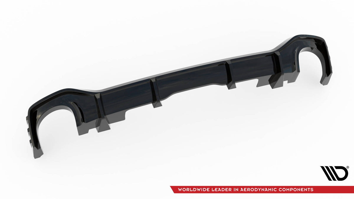 Diffusor Heck Ansatz passend für Audi RSQ8 Mk1 schwarz Hochglanz – Ansicht 7