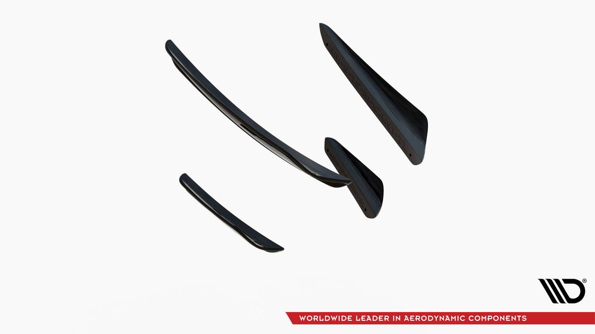 Stoßstangen Flaps Wings vorne Canards passend für BMW M8 Gran Coupe F93 / Coupe F92 – Ansicht 6