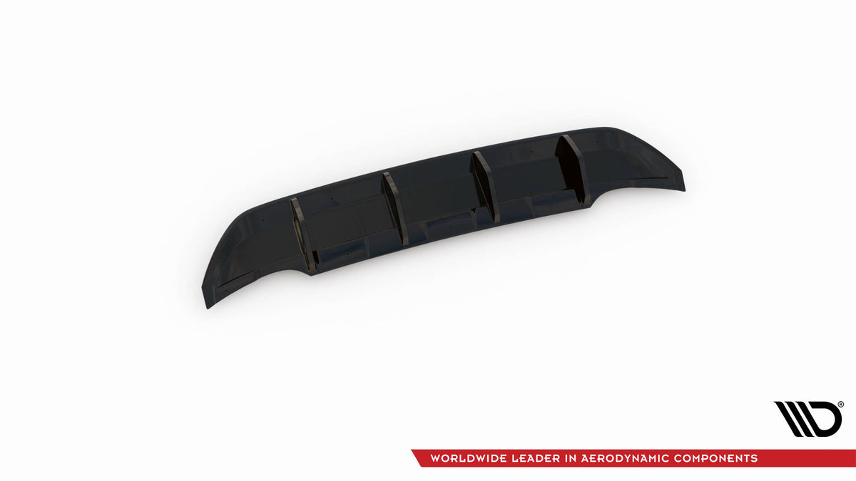 Diffusor Heck Ansatz passend für VW T-Roc Mk1 schwarz Hochglanz – Ansicht 5
