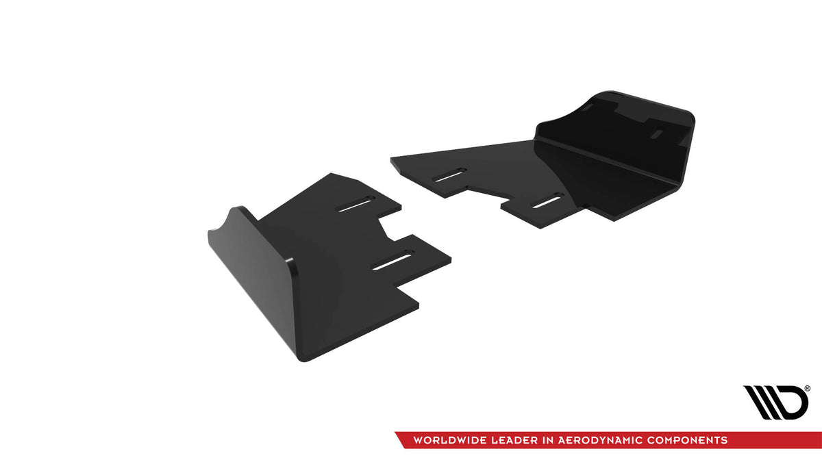 Hintere Seiten Flaps passend für Hyundai Veloster N Mk2 schwarz Hochglanz – Ansicht 5
