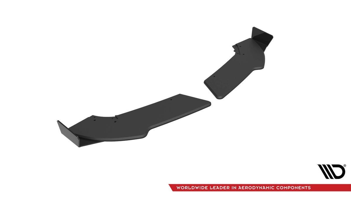 Street Pro Heck Ansatz Flaps Diffusor + Flaps passend für Mercedes-Benz A 45 AMG W176 Facelift schwarz Hochglanz – Ansicht 6
