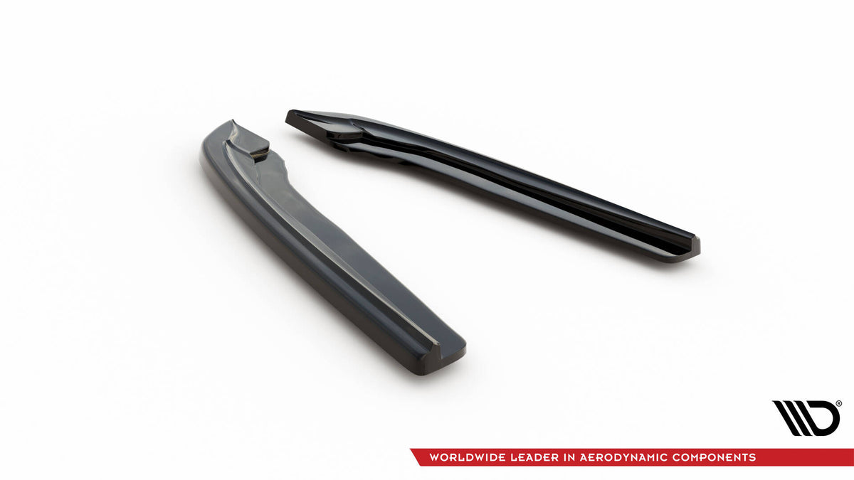 Heck Ansatz Flaps Diffusor passend für BMW M5 F10 schwarz Hochglanz – Ansicht 6
