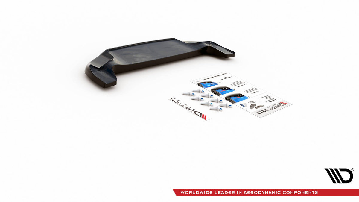 Heckansatz Abarth 124 Spider schwarz Hochglanz – Ansicht 7
