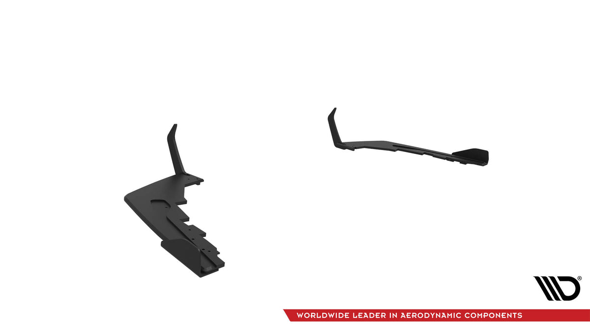 Street Pro Heck Ansatz Flaps Diffusor V.1 + Flaps passend für BMW M2 G87 schwarz Hochglanz – Ansicht 6