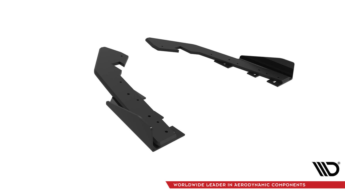 Street Pro Heck Ansatz Flaps Diffusor + Flaps passend für BMW 2 Coupe G42 schwarz Hochglanz – Ansicht 6