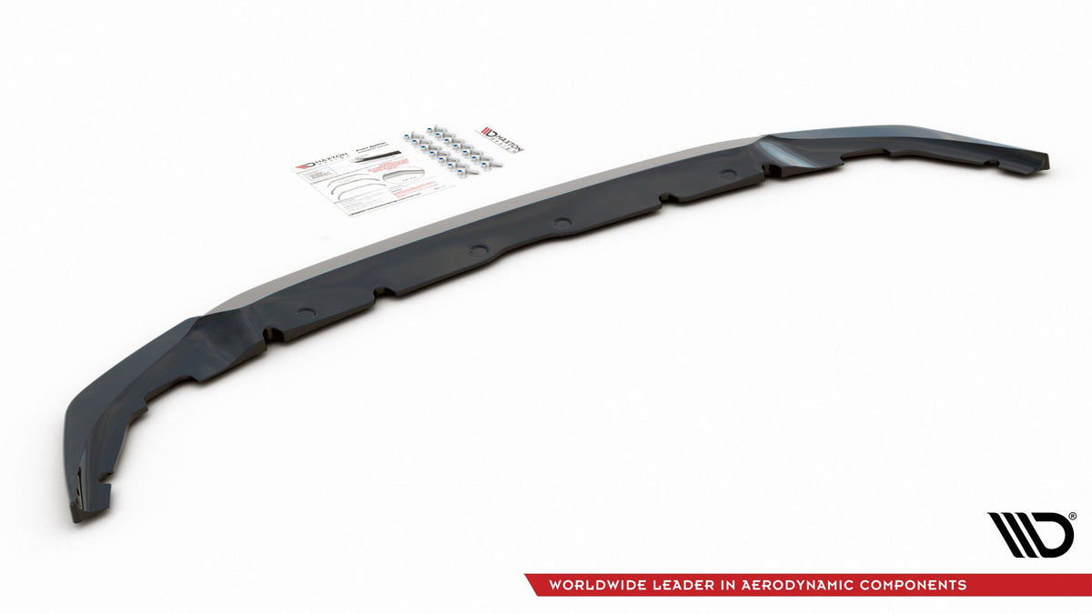 Street+ Spoilerlippe Front Ansatz V.3 passend für BMW 1er M-Paket/ M135i / 128ti F40 schwarz Hochglanz – Ansicht 6