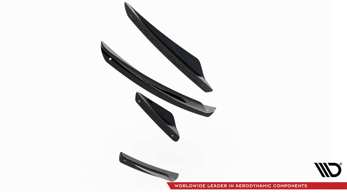 Stoßstangen Flaps Wings vorne Canards passend für BMW M2 F87 – Ansicht 6