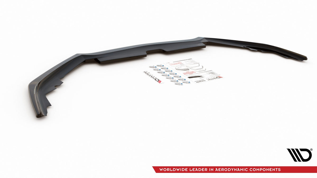 Street+ Spoilerlippe Front Ansatz passend für Honda Accord VIII (CU Series) Facelift schwarz Hochglanz – Ansicht 7