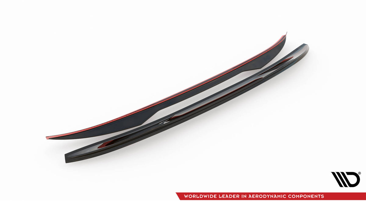 Unten Heckspoiler Lippe 3D BMW X4 M F98 Facelift schwarz Hochglanz – Ansicht 6