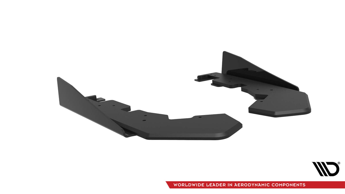 Street Pro Heck Ansatz Flaps Diffusor + Flaps passend für Subaru WRX STI Mk1 schwarz Hochglanz – Ansicht 6