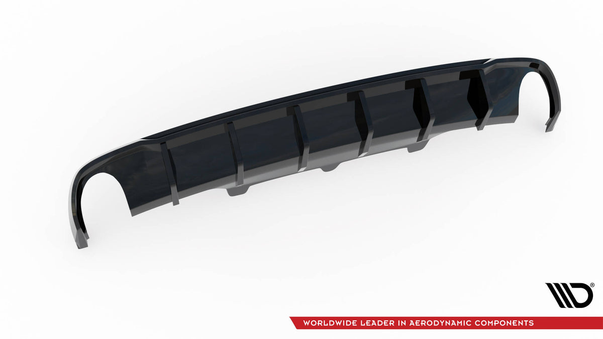 Diffusor Heck Ansatz passend für Audi A6 Limousine / Avant C7 – Ansicht 5