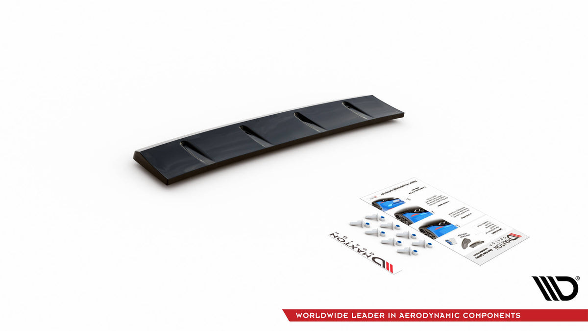 Heckansatz Hyundai I30 N Hatchback Mk3 Facelift schwarz Hochglanz – Ansicht 6