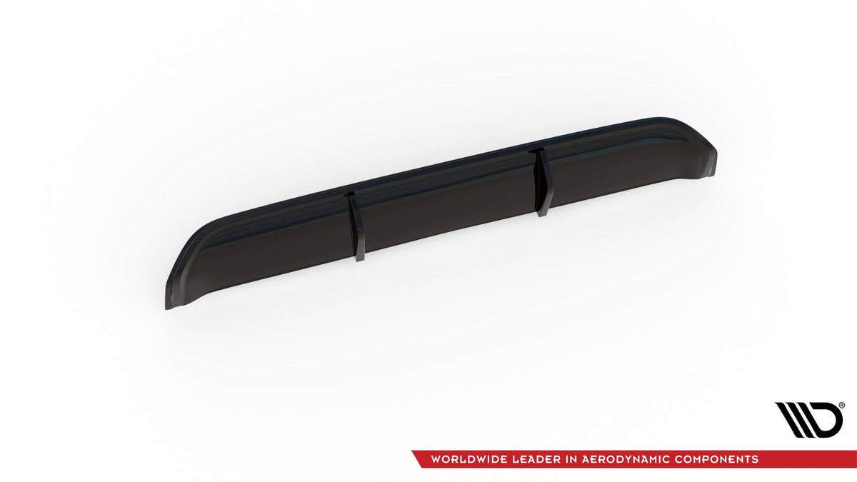 Diffusor Heck Ansatz passend für Mercedes-Benz V-Klasse AMG-Line W447 Facelift schwarz Hochglanz – Ansicht 10