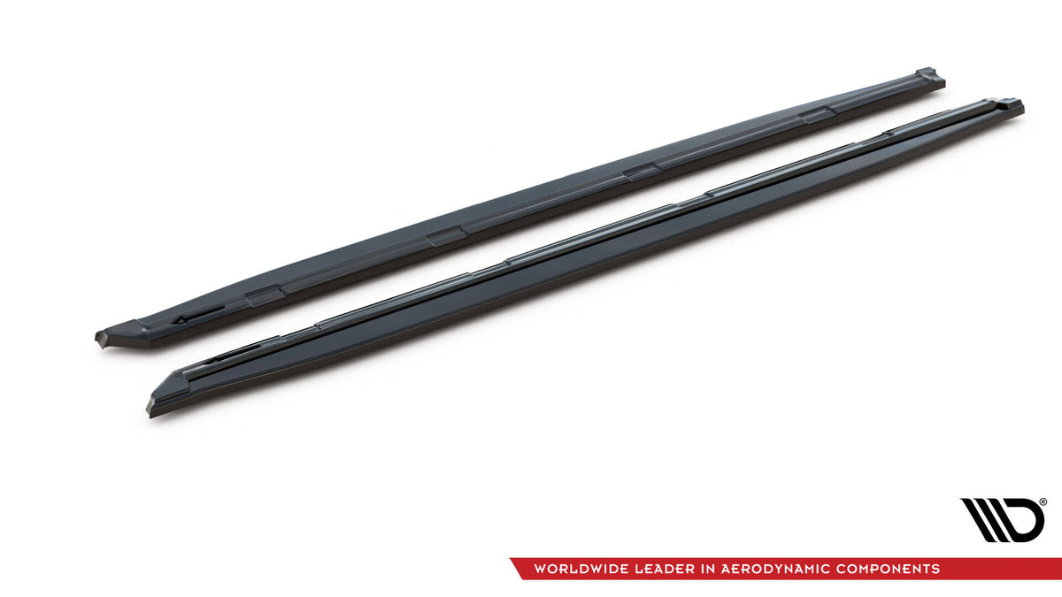 Street+ Seitenschweller Leisten passend für Skoda Kodiaq Sportline/RS Mk1 / Mk1 Facelift schwarz Hochglanz – Ansicht 6