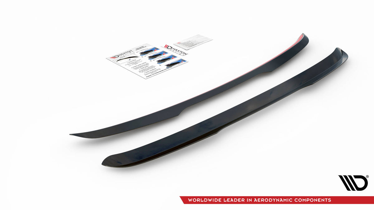 Heckspoiler Lippe V.1 Volvo V70 Mk3 schwarz Hochglanz – Ansicht 2