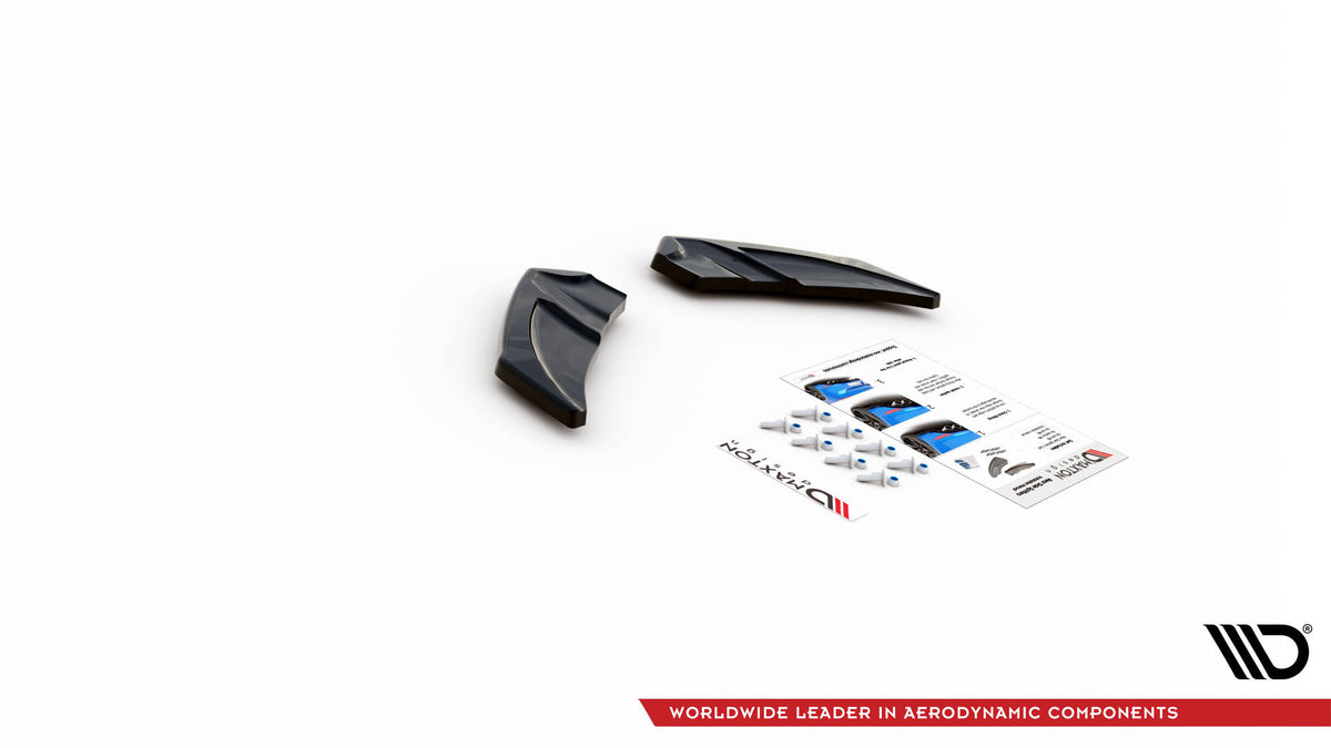 Heck Ansatz Flaps Diffusor V.3 passend für VW Golf R Mk7 schwarz Hochglanz – Ansicht 6