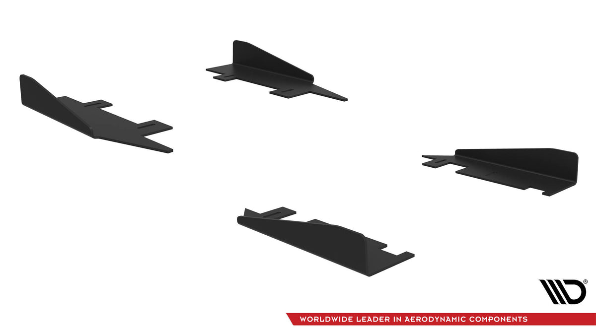 Seitenschweller Flaps passend für Audi A7 RS7 Look C7 schwarz Hochglanz – Ansicht 10