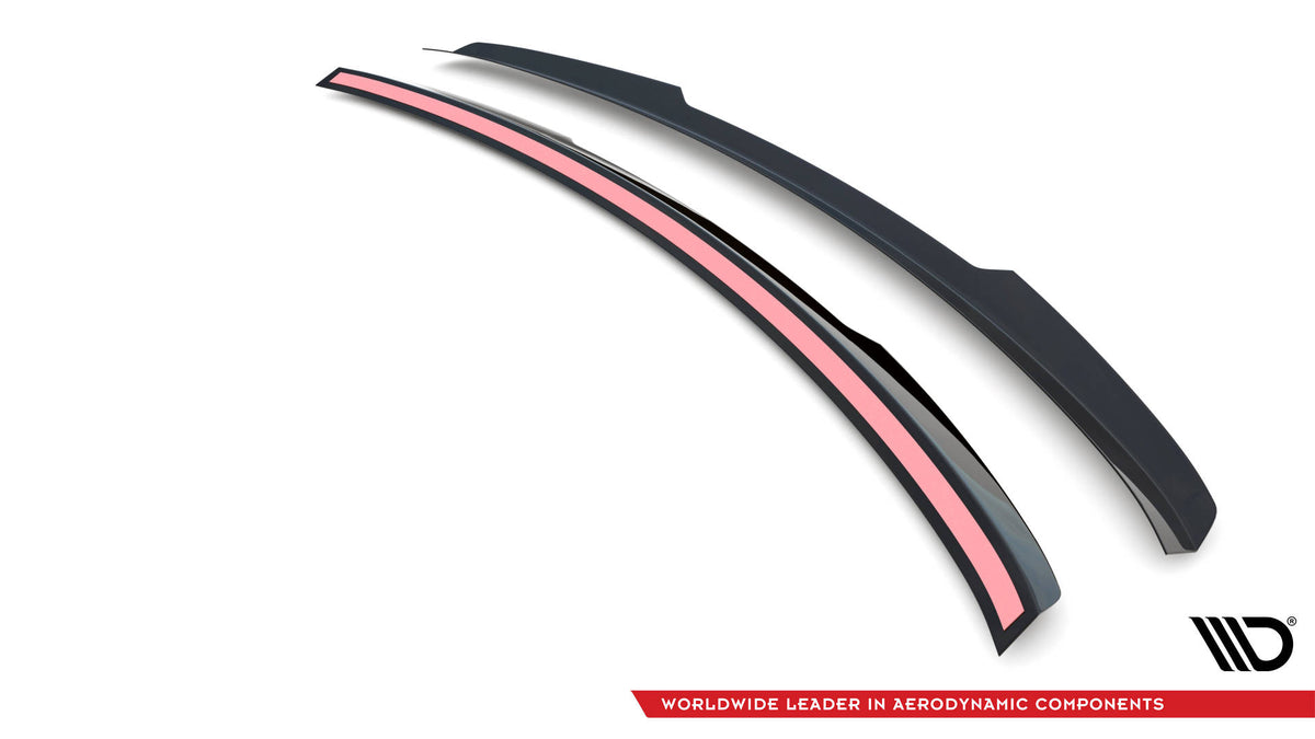Niedriger Heckspoiler Lippe V.2 Audi RSQ8 Mk1 Facelift schwarz Hochglanz – Ansicht 6