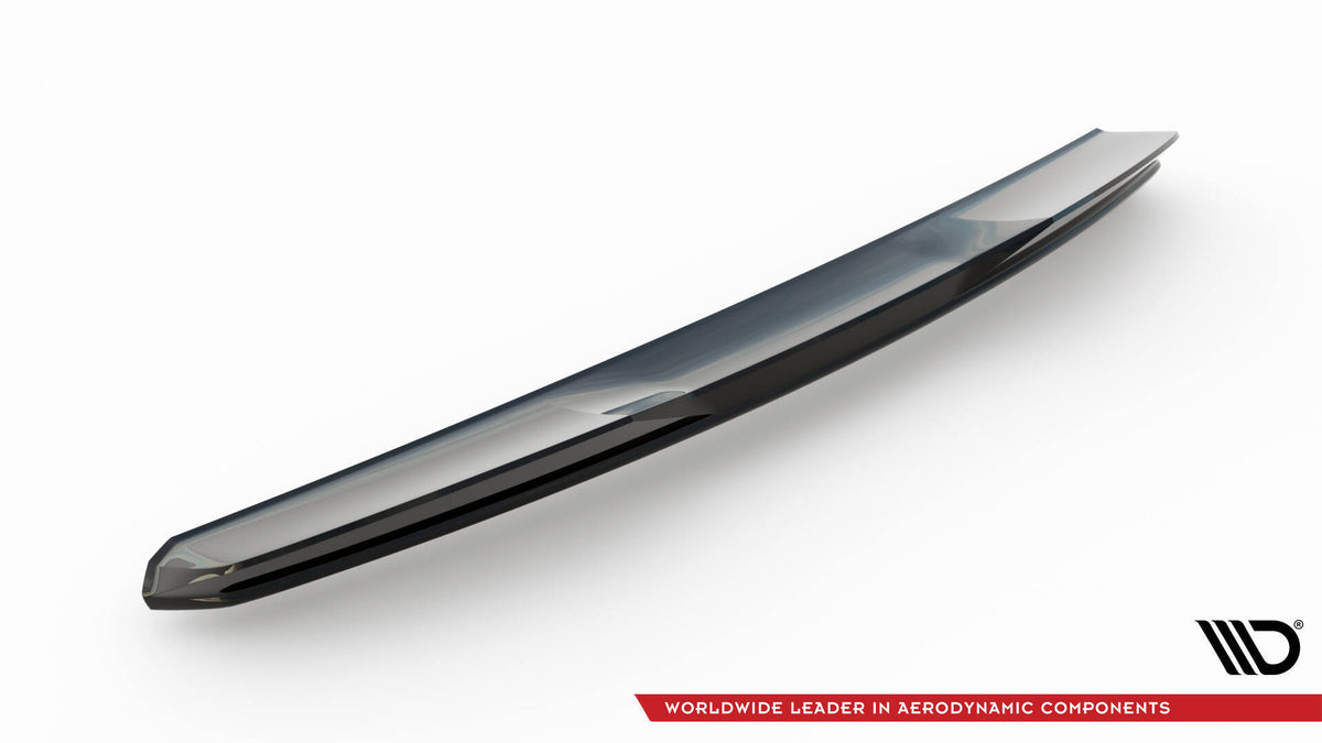 Höher Heckspoiler Lippe 3D Audi Q8 / SQ8 / Q8 S-Line Mk1 schwarz Hochglanz – Ansicht 8