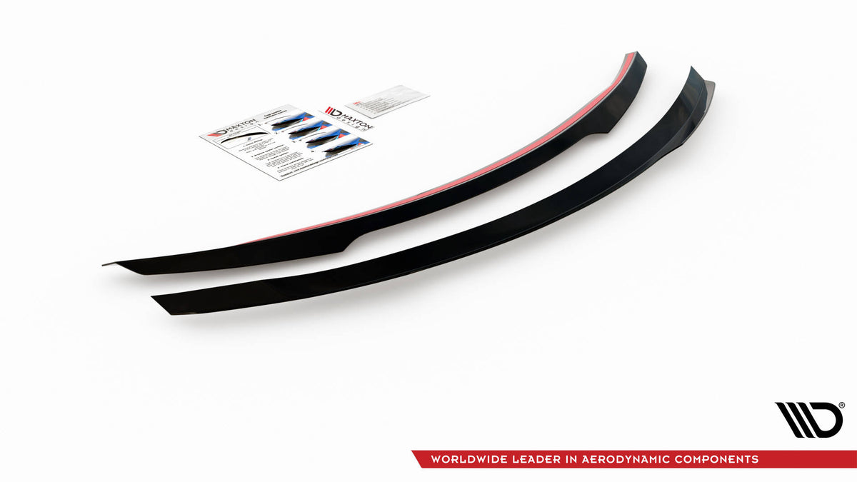 Heckspoiler Lippe Infiniti Q60 S Mk2 schwarz Hochglanz – Ansicht 5