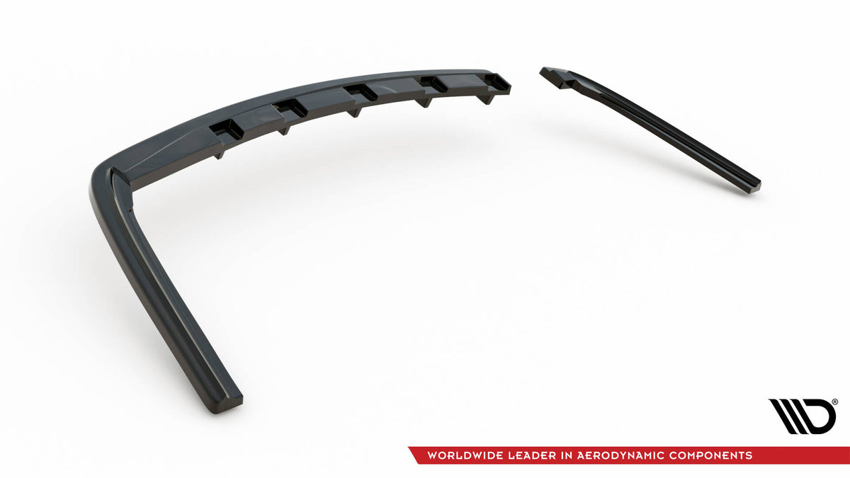 Diffusor Heck Ansatz passend für BMW 5er M-Paket F10 / F11 schwarz Hochglanz – Ansicht 6