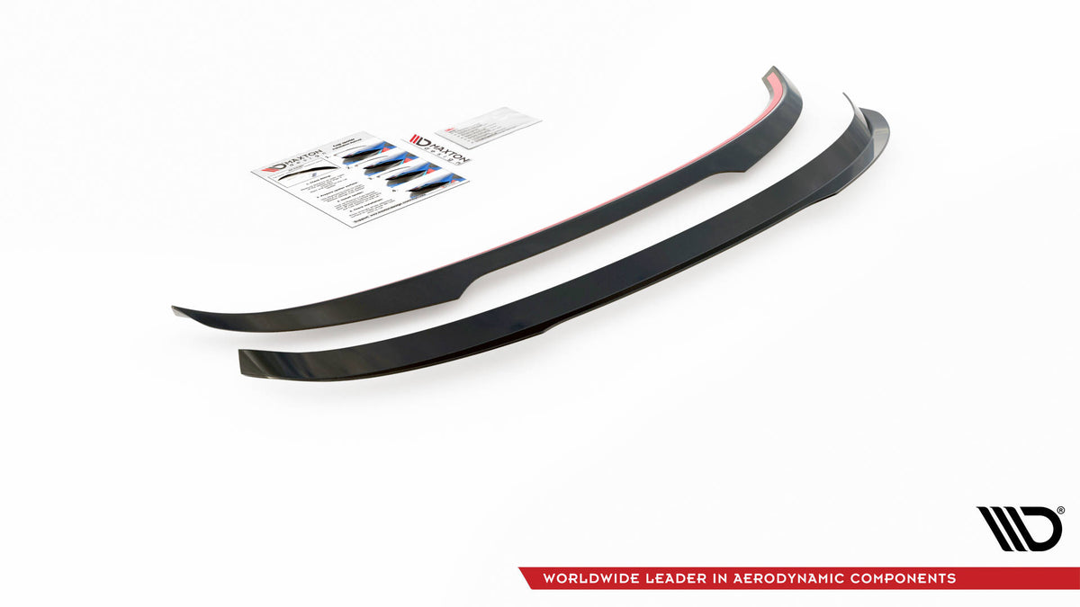 Heckspoiler Lippe Audi A3 Sportback 8V schwarz Hochglanz – Ansicht 6