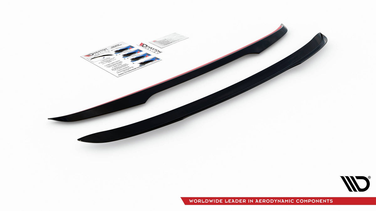 Heckspoiler Lippe Ford Escape Mk3 schwarz Hochglanz – Ansicht 5