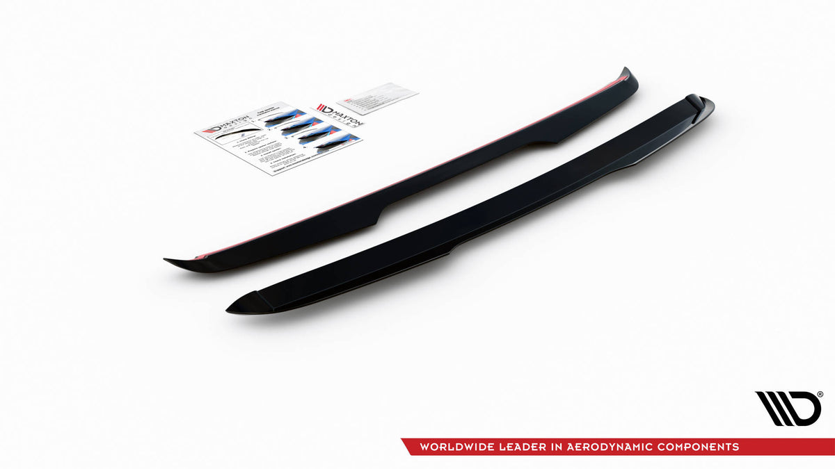 Heckspoiler Lippe Toyota RAV4 Mk5 schwarz Hochglanz – Ansicht 6
