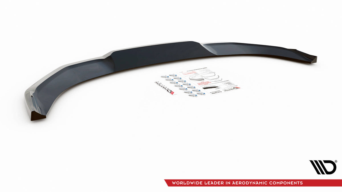 Street+ Spoilerlippe Front Ansatz V.3 passend für Nissan 370Z Nismo Facelift schwarz Hochglanz – Ansicht 6
