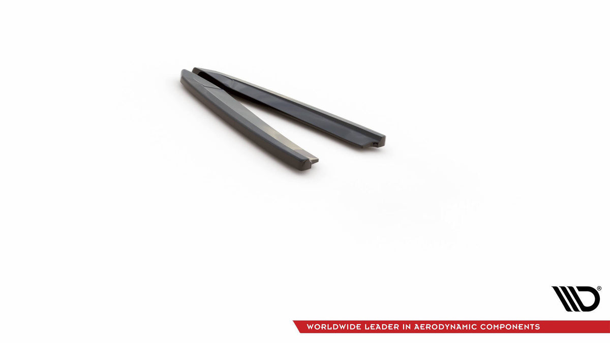 Heck Ansatz Flaps Diffusor V.1 passend für Skoda Octavia RS Liftback / Combi Mk4 Facelift schwarz Hochglanz – Ansicht 6