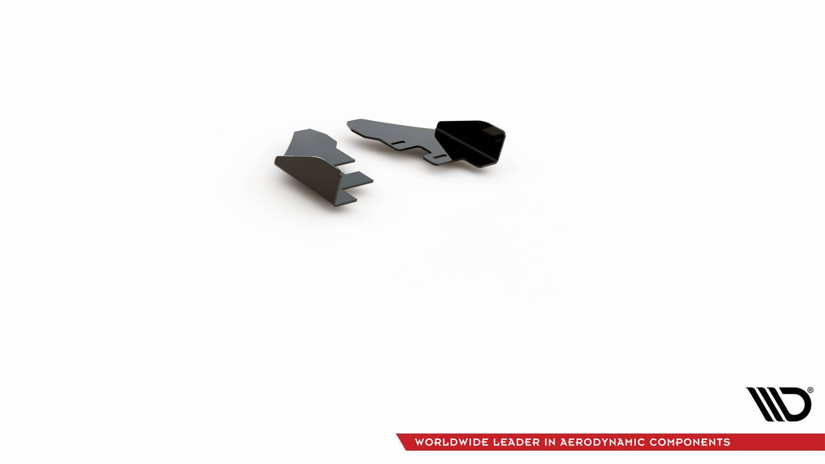Hintere Seiten Flaps passend für VW Golf GTI Mk6 schwarz Hochglanz – Ansicht 7