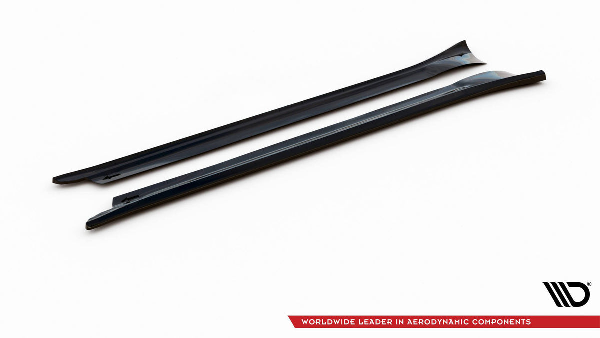 Street+ Seitenschweller Leisten passend für Porsche 911 Carrera 991 Facelift schwarz Hochglanz – Ansicht 6