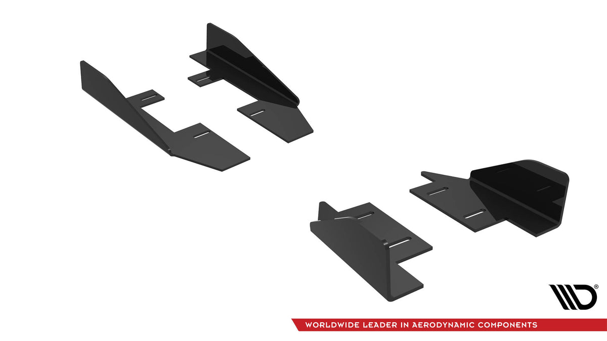 Seitenschweller Flaps passend für Audi RS3 Limousine 8V Facelift schwarz Hochglanz – Ansicht 9