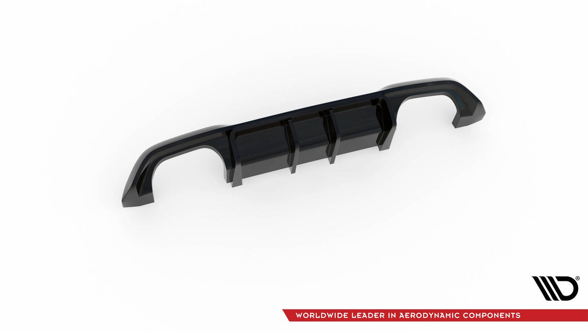 Diffusor Heck Ansatz passend für BMW M2 F87 schwarz Hochglanz – Ansicht 11