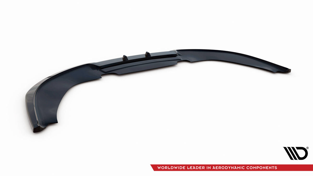 Street+ Spoilerlippe Front Ansatz V.2 passend für Audi RS4 B7 schwarz Hochglanz – Ansicht 6