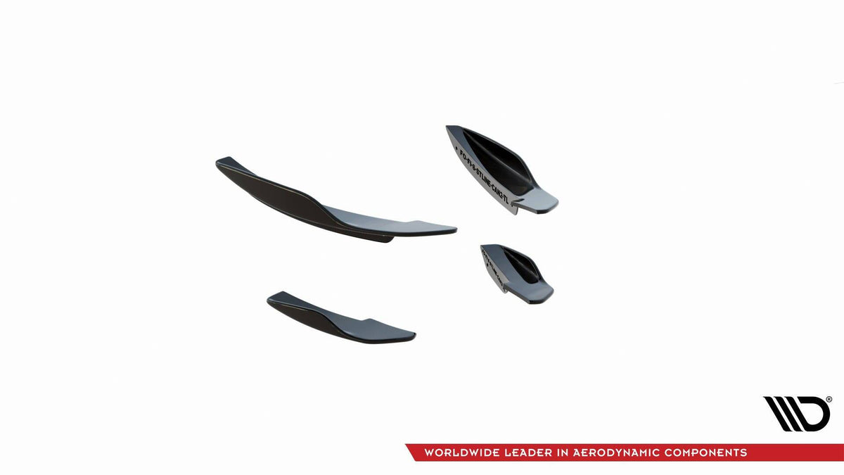 Stoßstangen Flaps Wings vorne Canards passend für V.2 Ford Fiesta Mk8 ST / ST-Line – Ansicht 5